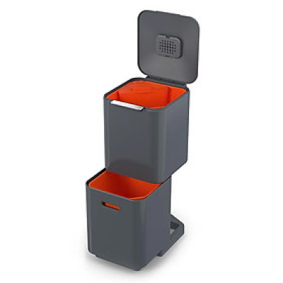 Thùng rác 2 ngăn Joseph Joseph 30065 Totem Compact 40L Hàng chính hãng