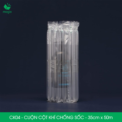 Cuộn cột khí chống sốc - 35cm x 50m - Xốp hơi, đệm hơi đóng gói hàng dễ vỡ - CK04