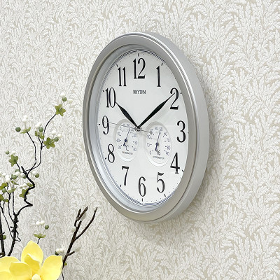 Đồng hồ treo tường Japan Rhythm 8MGA26WR19 Kt 33.0 x 4.7cm. Nhiệt độ, độ ẩm.