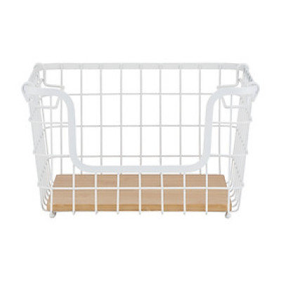 Giỏ Đựng Đồ Sắt SIMPLY Màu Trắng|Index Living Mall| Nội Thất Thái Lan