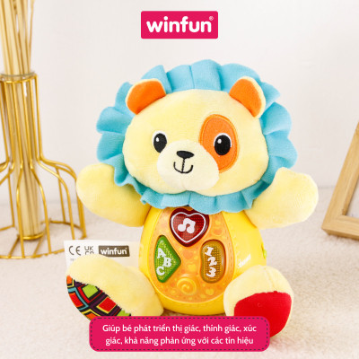 Đồ chơi sơ sinh - tiền giáo dục: Sư tử phát nhạc, học tiếng anh vui nhộn Winfun 0691-01