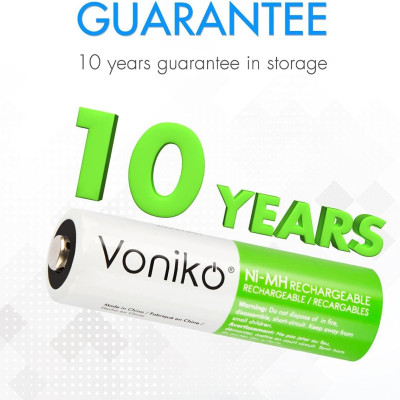 Vỉ 2 Pin Sạc AA 2500mAH - Voniko