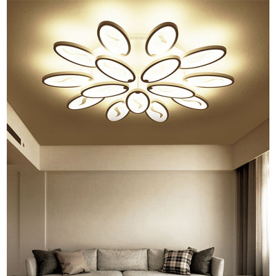Đèn trần - Đèn ốp trần đèn trang trí LED hoa đồng tiền 15 cánh LIGHTING 