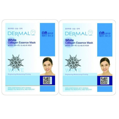 Set 2 Mặt nạ dưỡng da tinh chất trắng da Dermal