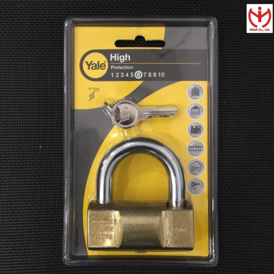 Ổ khóa Yale dòng YE2 thân đồng chìa răng - MSOFT