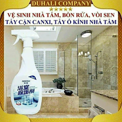 Bình Xịt Tẩy Rửa Đa Năng- Chai Xịt Tẩy Rửa inox Canxi Siêu Sạch Nhà Bếp Nhà Tắm Chất Lượng Cao