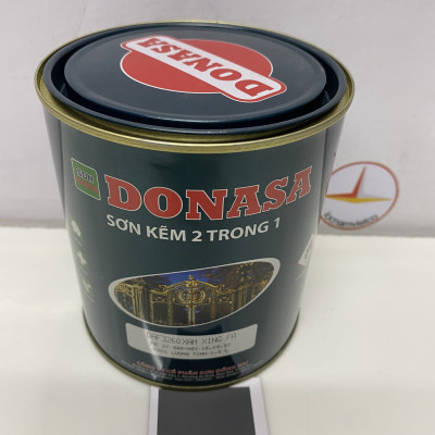 Sơn Sắt Kẽm Donasa  2 trong 1 màu DAF 3260 Xingfa xám _ 800ml