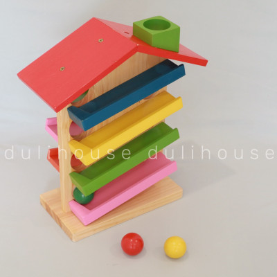 Đồ chơi gỗ Dulihouse Ngôi nhà thả bi cho bé