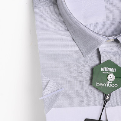 Áo sơ mi nam Vitimen ngắn tay form Slim fit