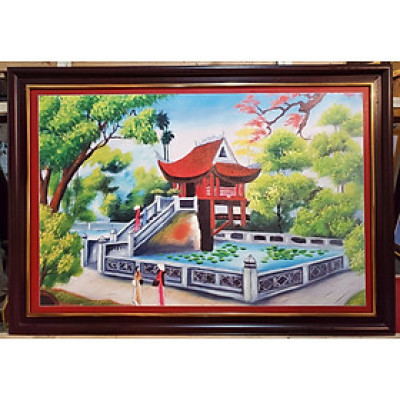 TRANH CHÙA MỘT CỘT HÀ NỘI- CHÙA DIÊN HỰU