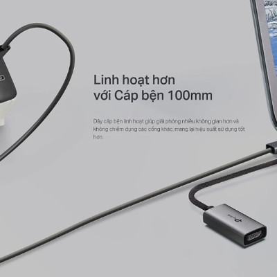 Cáp chuyển đổi USB Type-C sang HDMI TP-LINK 4K@60Hz UA520C - Hàng chính hãng