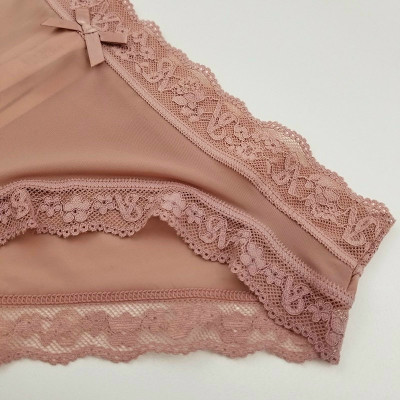 Combo 5 Quần Lót Nữ Thun Lạnh Viền Ren Big Size VS350 – Co Giãn 4 Chiều, Tôn Dáng