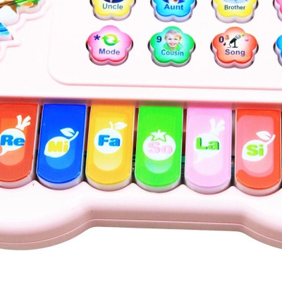 Đồ Chơi DUKA: Đàn Piano Thỏ Hồng Kèm Micro - DK81316