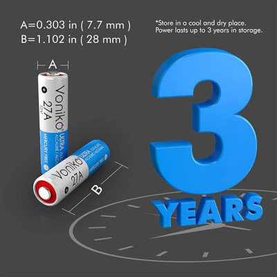 Pin Kiềm 27A 12V - Voniko
