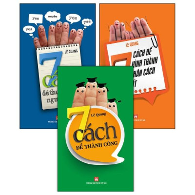 Bộ Sách 7 Cách Thành Công + 7 Cách Thuyết Phục + 7 Cách Hình Thành Nhân Cách Tốt (Bộ 3 Cuốn)