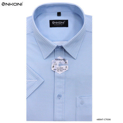 Áo Sơ Mi Nam Ngắn Tay Chất Liệu Thoáng Mát, Nhanh Khô C7006