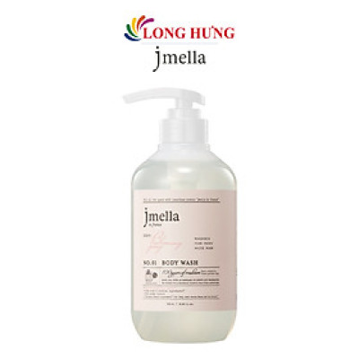 Sữa tắm hương nước hoa Jmella In France Blooming Peony cung cấp độ ẩm cho da (500ml) - Hàng chính hãng