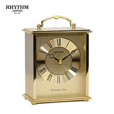 Đồng hồ Để bàn Rhythm CRH254NR18 – Kt 13.0 x 18.0 x 8.0cm, Vỏ kim loại. Dùng Pin