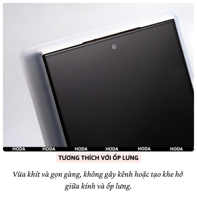 Kính cường lực Full viền màn hình cho Samsung Galaxy S24 Ultra / S25 Ultra hiệu Hoda 0.21mm - Kính Chống Xước 9H, Chống Nổ, Bảo Vệ Toàn Màn Hình iPhone, Nano Chống Bẩn, Trong Suốt Crystal Clear, Tăng Cường Gấp Đôi, Bảo Vệ Loa Tai Nghe, - Hàng nhập khẩu