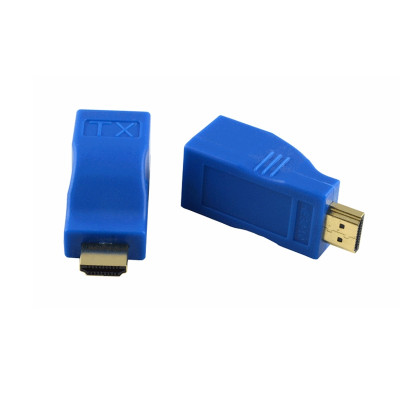 Nối dài HDMI bằng dây mạng lan RJ45 dài 30m - HDMI Extender 30m - Hàng Nhập Khẩu