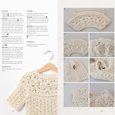 Sách - Timeless Textured Baby Crochet : 20 heirloom crochet patterns for babies an by Vita Apala (UK edition, paperback)