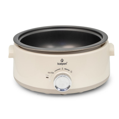 Nồi lẩu điện đa năng Kalpen 5L công suất 1800W, khay lẩu tháo rời, bảo hành 24 tháng - Hàng chính hãng
