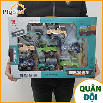 Bộ xe công trình đồ chơi cho bé mô hình xe ô tô cần cẩu xe ben cở cát xe bồn trộn bê tông đồ chơi