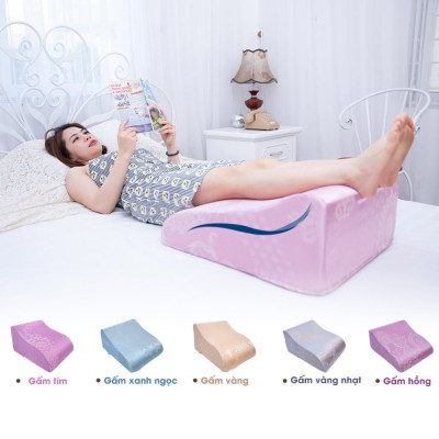 VỎ GỐI KÊ CHÂN CHỐNG GIÃN TĨNH MẠCH YOROKOBI 28CM- XANH THAN