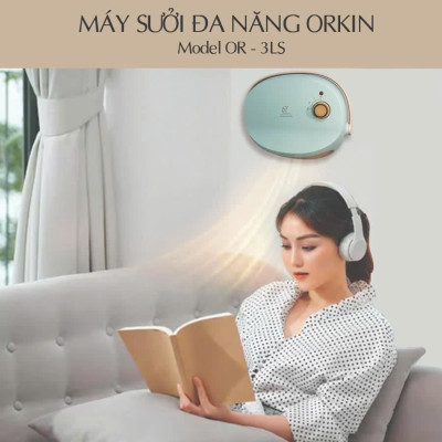 Máy sưởi gốm PTC Orkin Thái Lan OR-3LS công suất 2000W, bảo hành 12 tháng - Hàng chính hãng