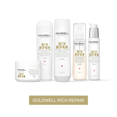 Dầu Hấp 60s Phục Hồi Tóc Hư Tổn Goldwell Rich Repair Phục Hồi Tóc Khô Xơ Hư Tổn Chẻ Ngọn Lên Tới 98%