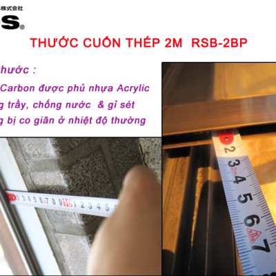 Thước phẳng cuốn thép 2m KDS RSB-2BP (1620)