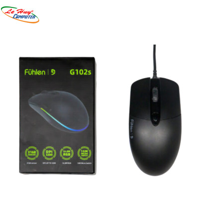 Chuột Gaming Fuhlen G102s Black - Hàng Chính Hãng