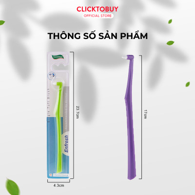 Bàn chải kẽ đầu nhỏ Coral , sử dụng vệ sinh mắc cài