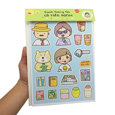 Bộ Tranh Tương Tác Cô Tiên Xanh - Cửa Hàng Tiện Lợi 24/7