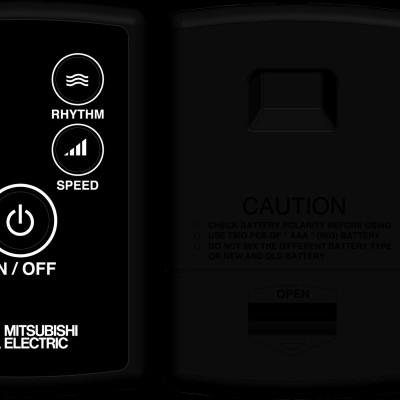 Quạt Treo Tường Mitsubishi W16-RA CY-GY - Xám Đậm - Hàng Chính Hãng