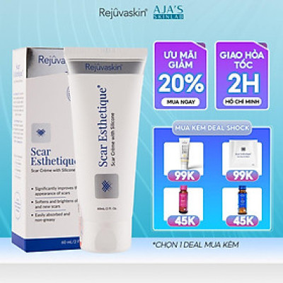 Kem làm mờ sẹo thâm, lấp đầy đầy và phục hồi da Scar Esthetique REJUVASKIN 60ml - AJA