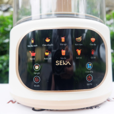 Máy Xay Nấu Sữa Hạt Đa Năng Dung Tích Lớn Chống Ồn, Cách Âm Tốt hàng nhập khẩu