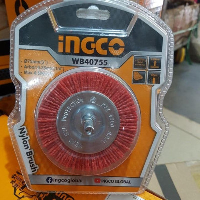 BÁNH CƯỚC NYLON 75MM, 100MM INGCO - HÀNG CHÍNH HÃNG