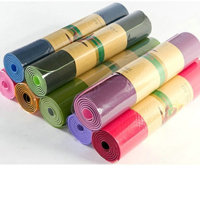 Thảm Tập Yoga TPE 2 Lớp 6mm - Giao Màu Ngẫu Nhiên