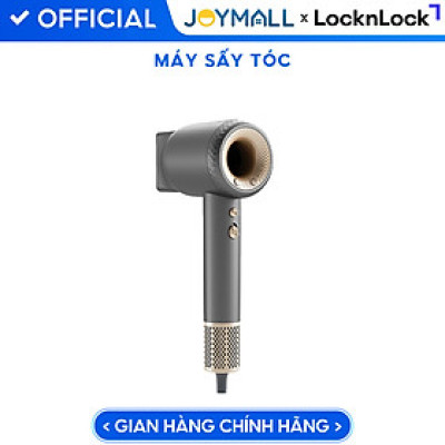 Máy sấy tóc ion âm LocknLock BLDC Hair Dryer ENA316GRY 1900W, Hàng chính hãng, đầu sấy từ 360 độ - JoyMall