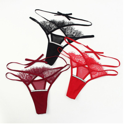Quần lót ren nữ sexy buộc dây eo chéo