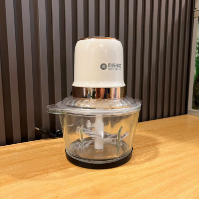 Máy Xay Thịt Đa Năng Mishio MK388 - Cối Thủy Tinh 2L, Xay Nhuyễn Mọi Loại Thực Phẩm, Đa Dụng, Tiện Lợi - hàng chính hãng