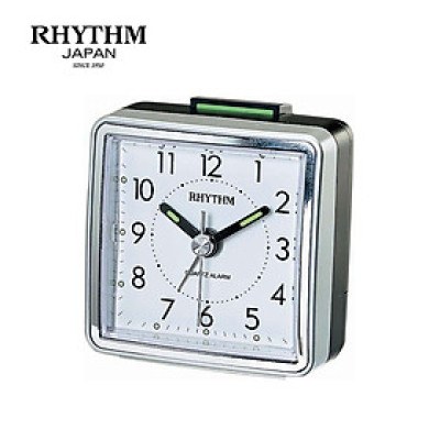 Đồng hồ Rhythm CRE210NR19. Kt 5.7 x 5.7 x 3.3cm, 55g Vỏ nhựa. Dùng Pin.