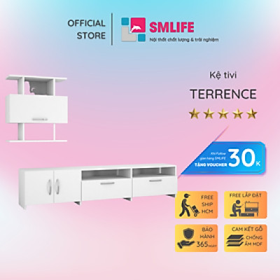 Kệ để tivi phòng khách thiết kế đẹp SMLIFE Terrence