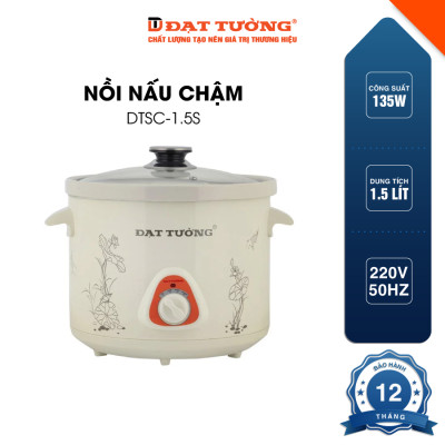 Nồi Kho Đa Năng 1,5L Sứ Đạt Tường - DTSC15S - Hàng Chính Hãng