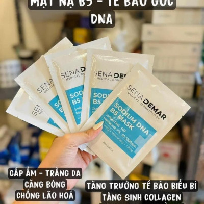 Mặt nạ Senademar Sodium DNA B5 mask 25ml hạn 2027 - 1 miếng lẻ