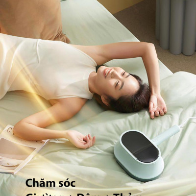 Máy hút bụi giường nệm Bear CMY-B03M1 diệt khuẩn UV-C, công nghệ khí nóng làm khô và kết hợp tinh dầu thơm, hàng chính hãng