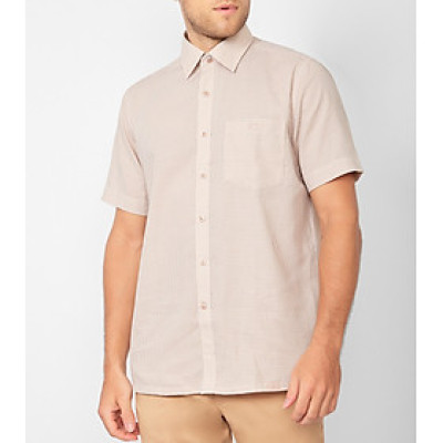 ÁO SƠ MI TAY NGẮN LINEN-V46-014582-BR2