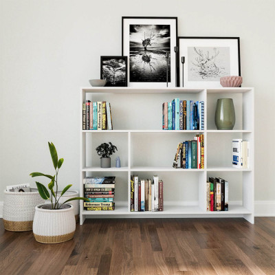 Giá sách gia đình từ gỗ công nghiệp SMLIFE Badidi