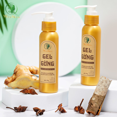 Gel gừng thảo dược, massage tan mỡ bụng, săn chắc eo Wonmom 70g